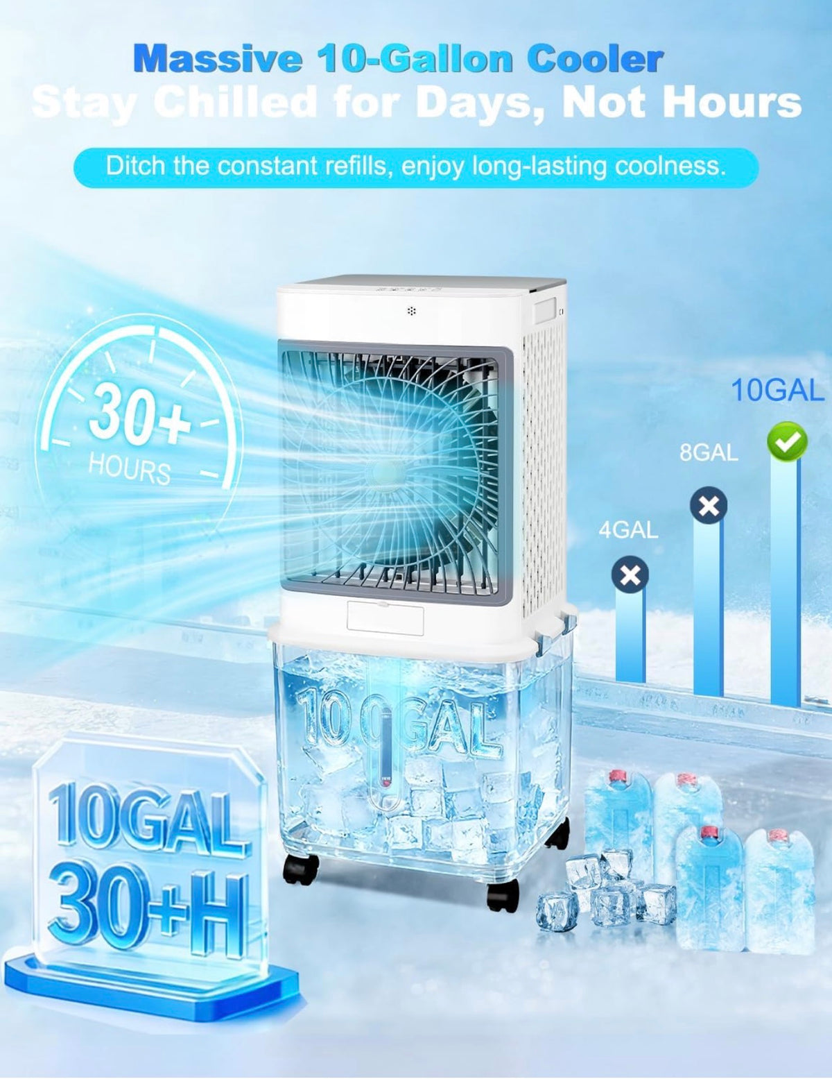 Portable Evaporative Air Cooler