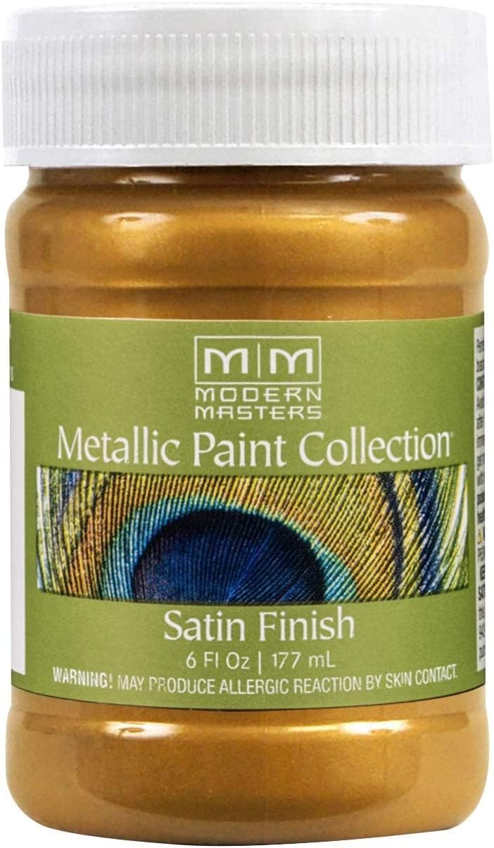 Paints Modern Masters Metallic Paint Collection Shimmer 6oz. (Tequilla Gold)