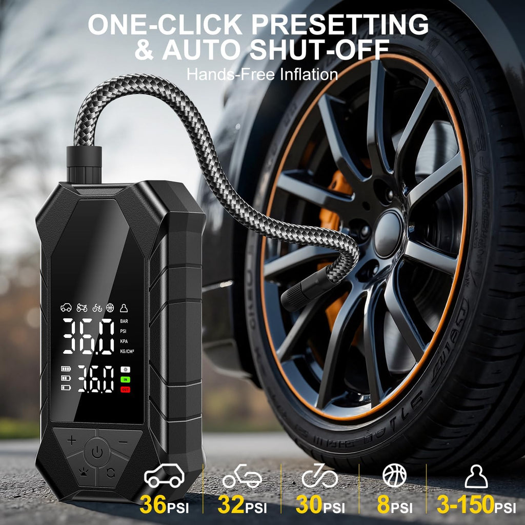 Tire Inflator Portable Air Compressor
