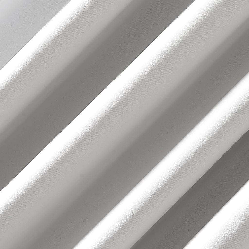 Sun Zero Nordic Theater Grade Extreme 100% Blackout Grommet Curtain Single Panel, 52" x 95", Pearl