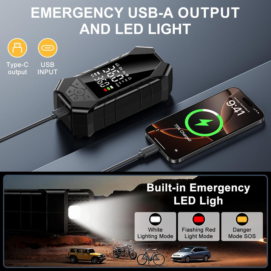 Tire Inflator Portable Air Compressor