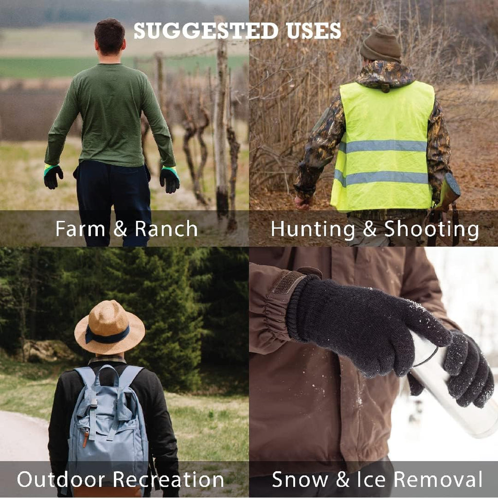 Kinco 81Hk Lined Grain Buffalo Leather Ranch and Work Glove, X-Large