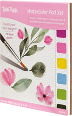 Brea Reese Blank Watercolor Pad Set, Classic Colors