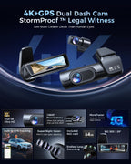 4k Dash Cam Front and Rear