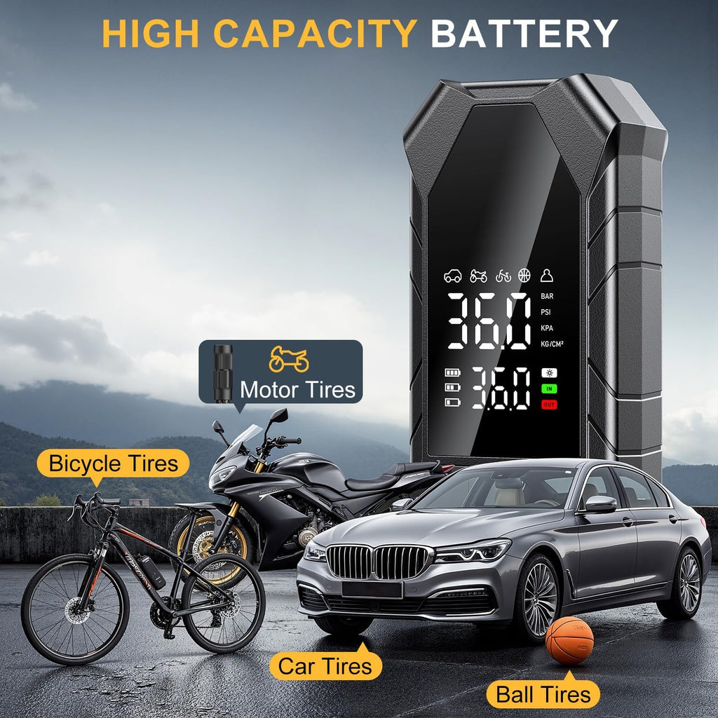 Tire Inflator Portable Air Compressor