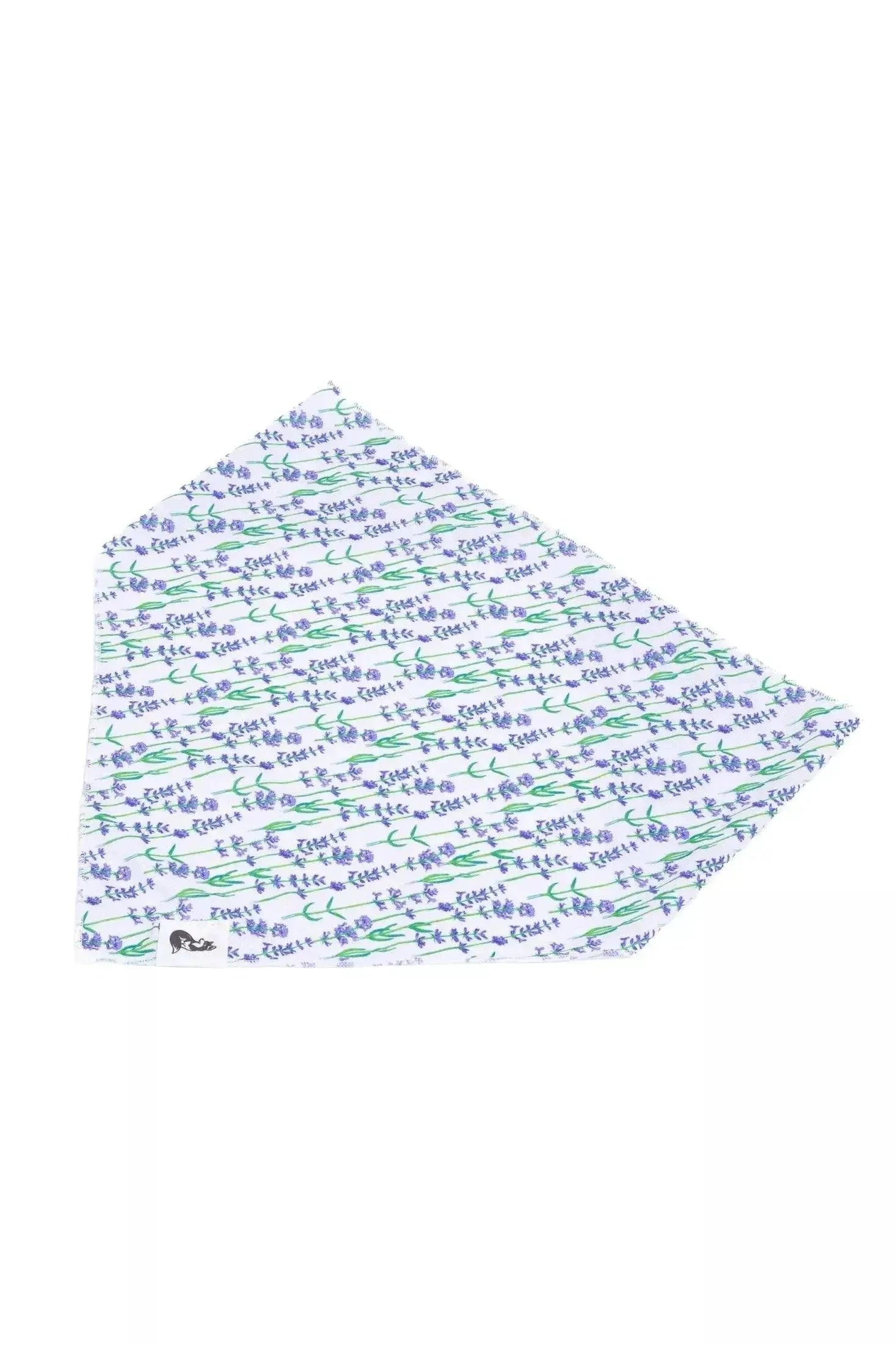Lavender Blooms Dog Bandana & Matching Keychain