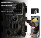Hunting Outdoor WiFi Trail 4K Camera