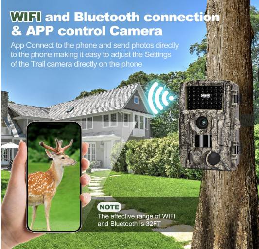 Hunting Outdoor WiFi Trail 4K Camera