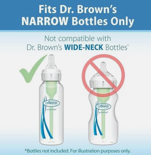 Dr. Brown’S Natural Flow Level 2 Silicone Nipple, Medium Flow