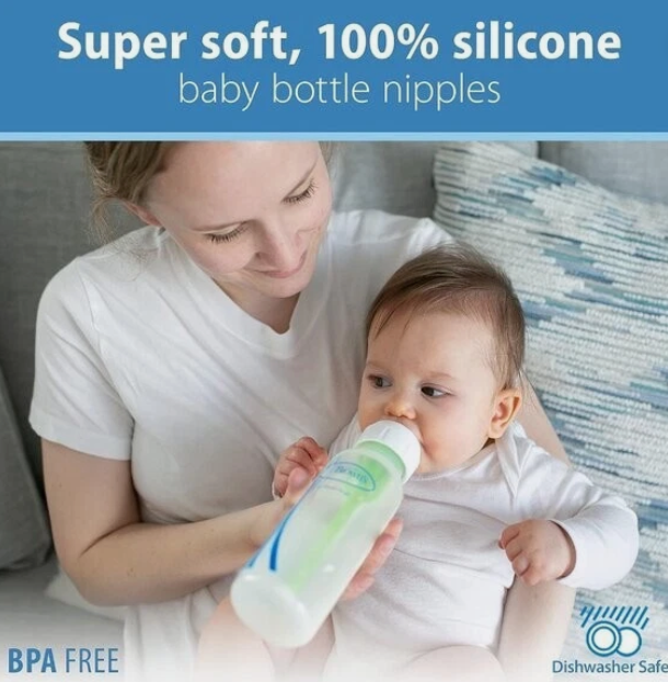 Dr. Brown’S Natural Flow Level 2 Silicone Nipple, Medium Flow