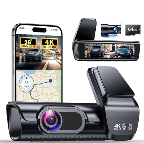 4k Dash Cam Front and Rear