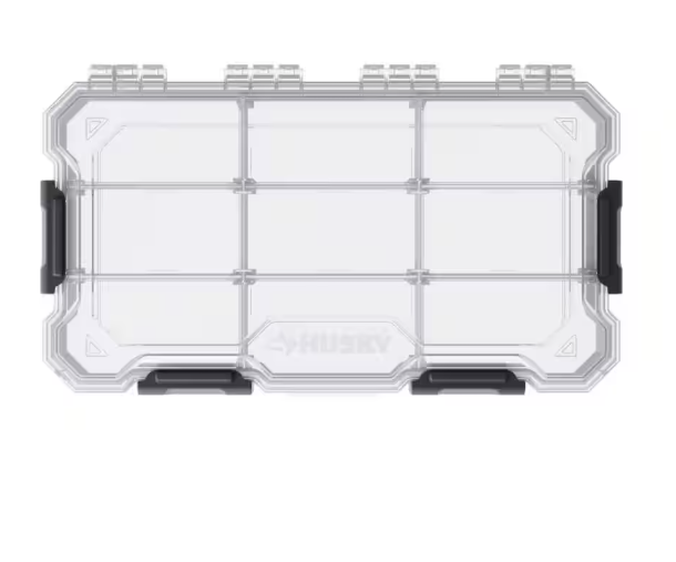 12 in. 9-Compartment Customizable Modular Waterproof Small Storage Organizer