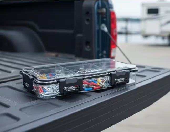 12 in. 9-Compartment Customizable Modular Waterproof Small Storage Organizer