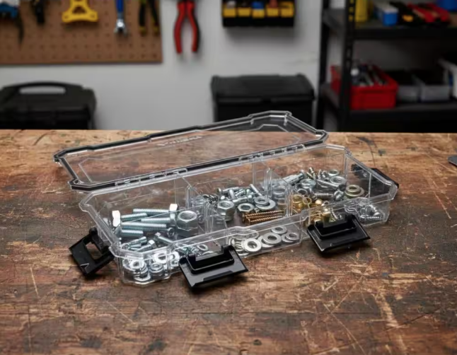 12 in. 9-Compartment Customizable Modular Waterproof Small Storage Organizer