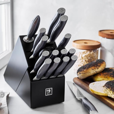 HENCKELS Graphite 17-pc Knife Block Set