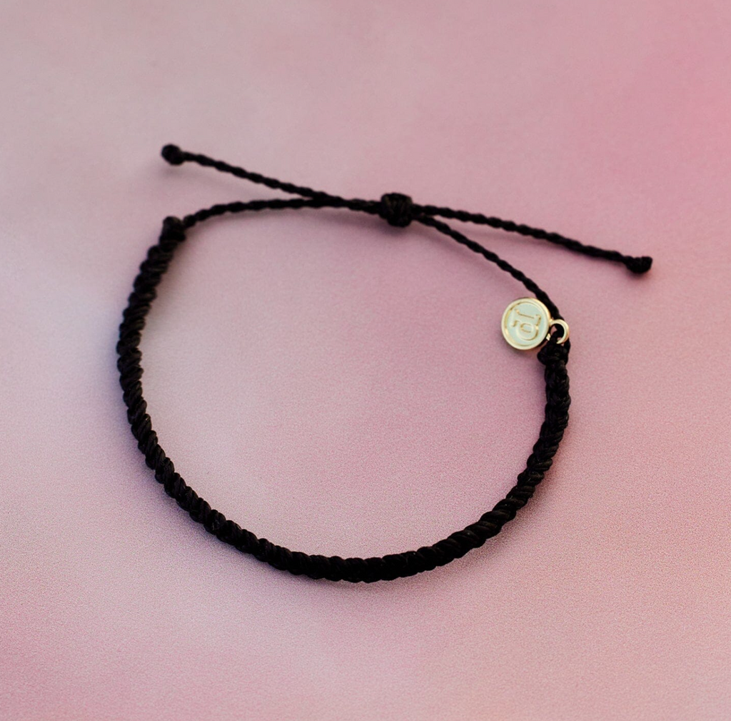 Pura Vida Solid Mini Braided Bracelet