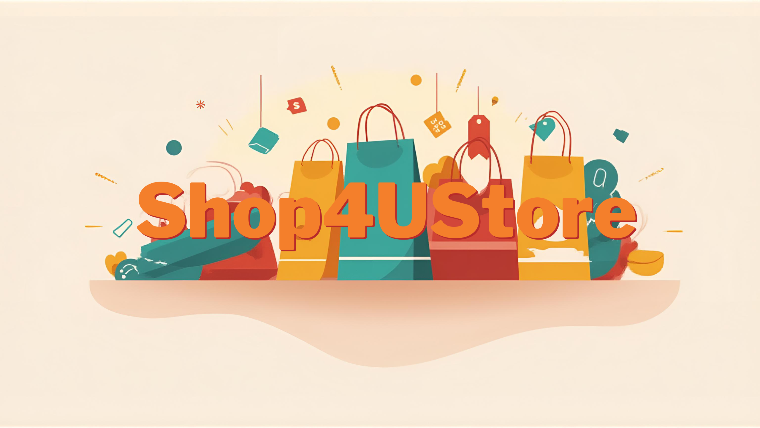 Shop4UStore online shopping homepage banner