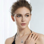 Always in My Heart Paw Print Necklace – Pet Memorial Gift