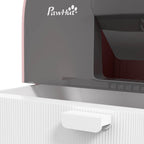 Pink Covered Cat Litter Box with Odor Filter - Complete Privacy Kit with Tray, Scoop & Mat | Compact Hooded Litter House